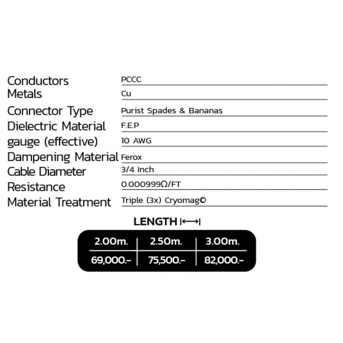PURIST AUDIO DESIGN MUSAEUS BI-WIRED